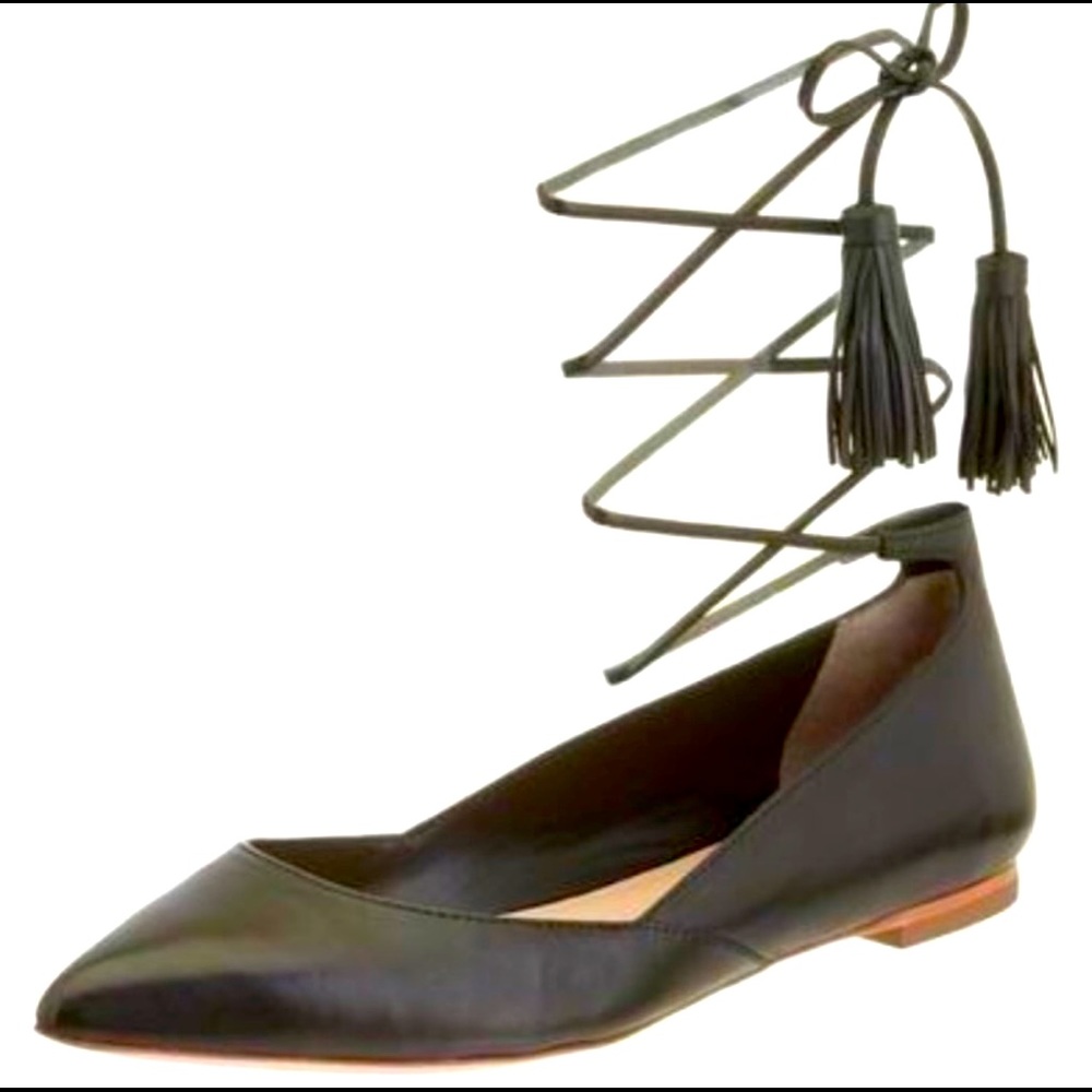 Loeffler Randall Penelope tie-up flats